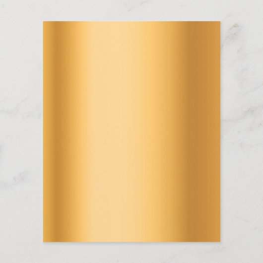 Trouwmenu roze bloemen goud glans elegant (Achterkant)