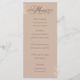 Trouwmenu Whispering Pampas Menu