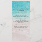 Trouwmenu 'Zeil Zetten' Menu (Achterkant)