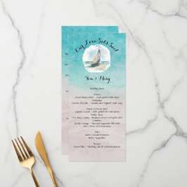 Trouwmenu 'Zeil Zetten' Menu