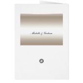 Trouwmenu Zilver (Achterkant)