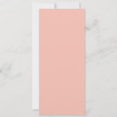 Trouwmenukaart Roze Pioen (Achterkant)