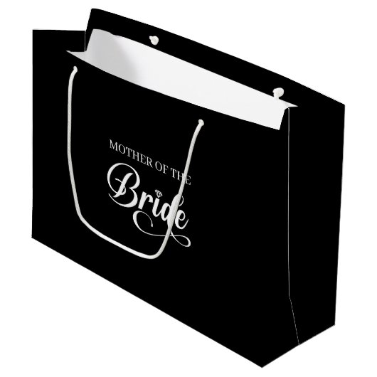 Trouwmoeder bruid cadeautas (Voorkant Gekanteld)