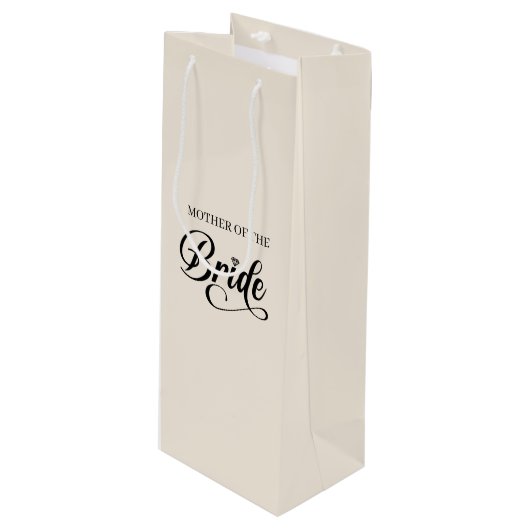 Trouwmoeder bruid cadeautas (Voorkant Gekanteld)