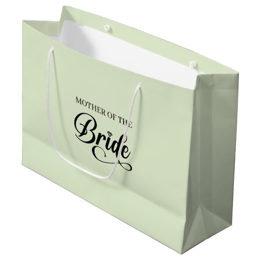 Trouwmoeder bruid cadeautas (Voorkant Gekanteld)