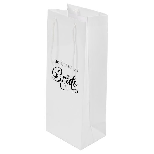 Trouwmoeder bruid cadeautas (Voorkant Gekanteld)