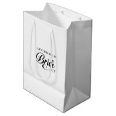 Trouwmoeder bruid cadeautas (Voorkant Gekanteld)