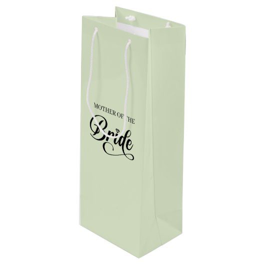 Trouwmoeder van de bruid cadeautas (Voorkant Gekanteld)