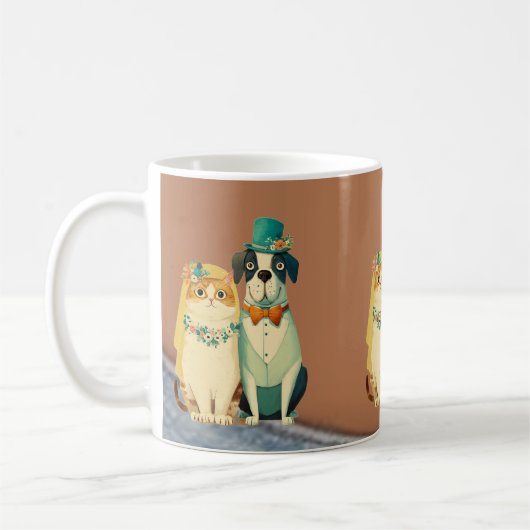 Trouwmok Koffiemok (Links)