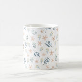 Trouwmonogram Bedankt Mok met Wilde Bloemen (Center)