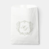 Trouwmonogram Bedankzakje (Voorkant)