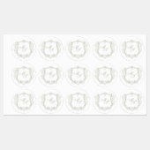 Trouwmonogram Labels (Vel)