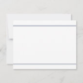 Trouwmonogram met beginletters van de naam van het notitiekaartje (Achterkant)