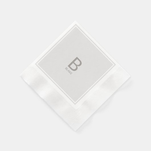 Trouwmonogram servetten (Hoek)