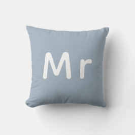Trouwmonogram voor meneer en mevrouw kussen