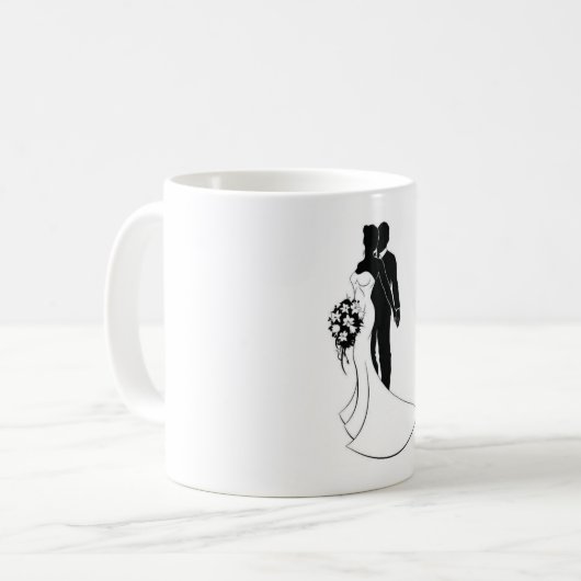 Trouwmug Koffiemok (Voorkant links)