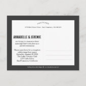 Trouwnieuws Trouwaankondiging - Wit Aankondigingskaart (Achterkant)