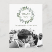 Trouwolijf. Botanische italiaanse dank u Briefkaart (Voorkant)