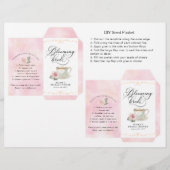 Trouwontbijt Thee Feestje Zaad Pakketje DIY Favor Flyer (Voorkant)