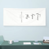 Trouwontvangstbord, Stof Ontvangstbord Spandoek (Beurs)