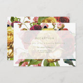 Trouwontvangstkaart Engelse Tuin Kaart (Voorkant / Achterkant)