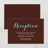 Trouwontvangstkaart Kaart (Voorkant / Achterkant)