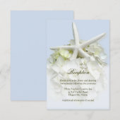 Trouwontvangstkaart voor Tuin aan Zee Informatiekaartje (Voorkant / Achterkant)