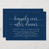 Trouwontvluchting, Happily Ever After-diner Kaart (Voorkant / Achterkant)