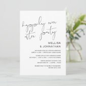 Trouwontvluchting, Happily Ever After Feest Kaart (Staand voorkant)