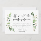 Trouwontvluchting, na het huwelijksdiner kaart (Voorkant)