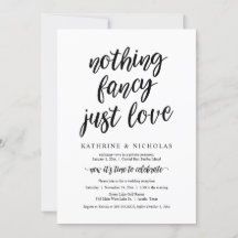 Trouwontvluchting, Niets Gekunstelds, Gewoon Liefd