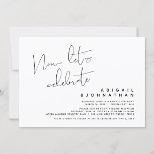 Trouwontvluchting, Nu gaan we feestvieren Kaart