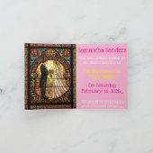 Trouwontwerp in traditioneel glas in lood (Binnen)