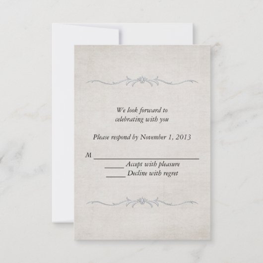 Trouworchideeën RSVP Kaart (Achterkant)