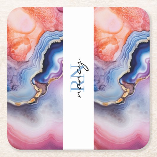 Trouwpaar aangepaste foto kartonnen onderzetters (Voorkant)