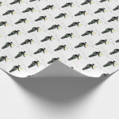 Trouwpaar Bruid Bruidegom Modern Inpakpapier (Hoek)