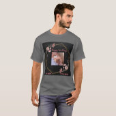 Trouwpaar Donkergrijze Trouwceremonie T-shirt (Voorkant volledig)