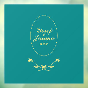 Trouwpaar Floor Decal en Sticker