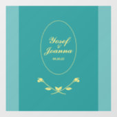 Trouwpaar Floor Decal en Sticker (Vel)