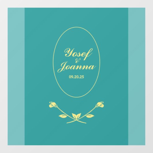 Trouwpaar Floor Decal en Sticker (Vel)