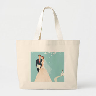 trouwpaar grote tote bag
