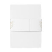 Trouwpaar Hummingbird Invitation Belly Band Uitnodigingen Wikkel (Achterkant Voorbeeld)