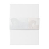 Trouwpaar Monogram Uitnodiging Buik Band Uitnodigingen Wikkel (Achterkant Voorbeeld)