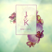 Trouwpaar Monogram Vloer Decal & Sticker (Vel 3)