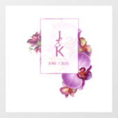 Trouwpaar Monogram Vloer Decal & Sticker (Vel)