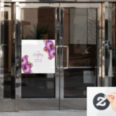 Trouwpaar Monogram Vloer Decal & Sticker (Kantoordeur)