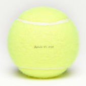 Trouwpaar namen & datum Tennisballen (Achterkant)