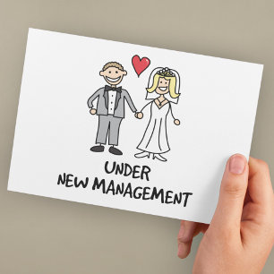 Trouwpaar - Onder Nieuwe Leiding Briefkaart