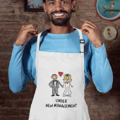Trouwpaar - Onder Nieuwe Leiding Standaard Schort