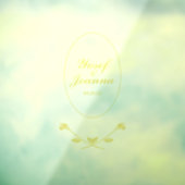 Trouwpaar Transparant Vloer Decal en Sticker (Vel 3)